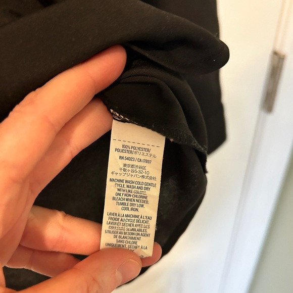 Black Button Up Blouse - Picture 4 of 4